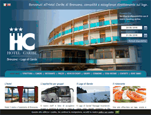 Tablet Screenshot of hotelcaribe.it